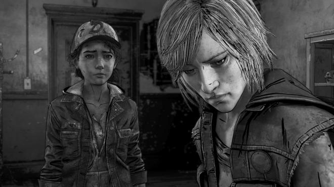 Kadr z gry "The Walking Dead".
